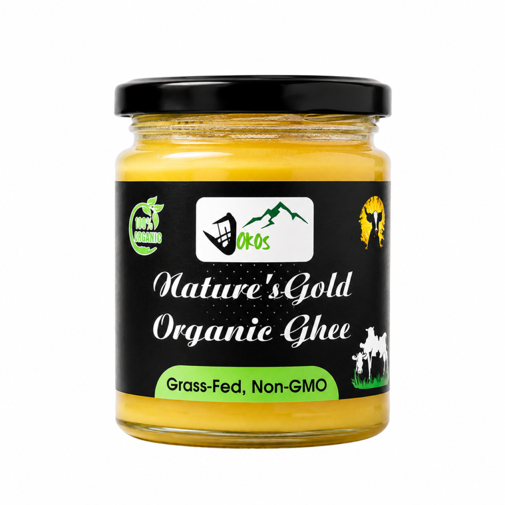 Dokos Nature’s Gold Organic Ghee – Grass-Fed Non-GMO Himalayan Ghee