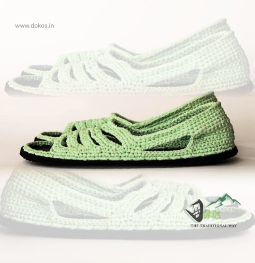 Hand-Woven  Crochet open Palm shoe (Female) - Image 2