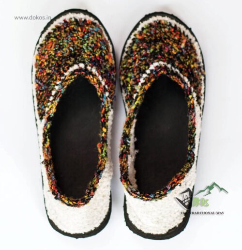 Multicolor Hand-Woven shoe
