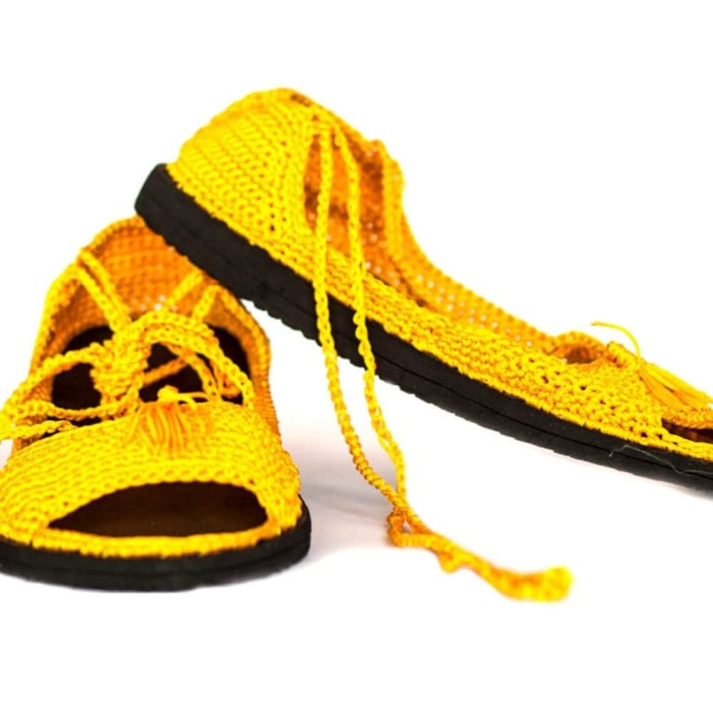 Hand-Woven summer flat Palm shoe (Female)