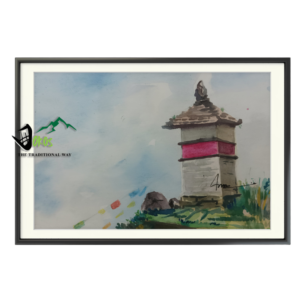 चौतारा (Resting place) (6 x 8) Original