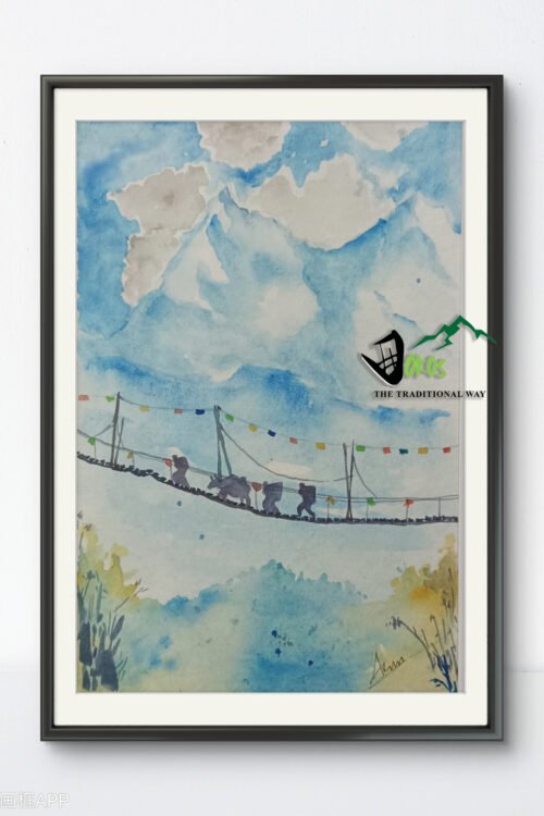गन्तव्य (MILES TO GO)  (6 x 8) Original