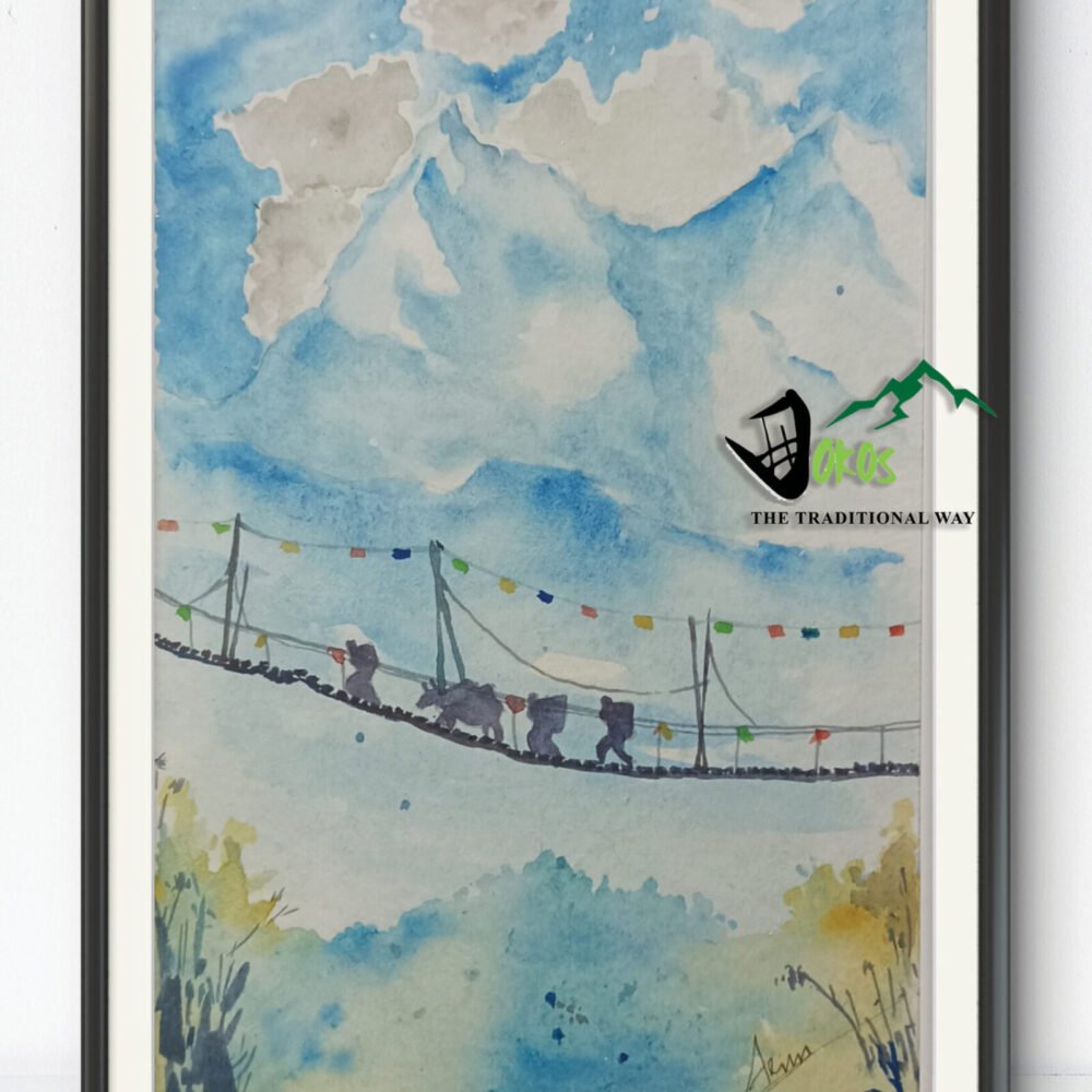 गन्तव्य (MILES TO GO)  (6 x 8) Original