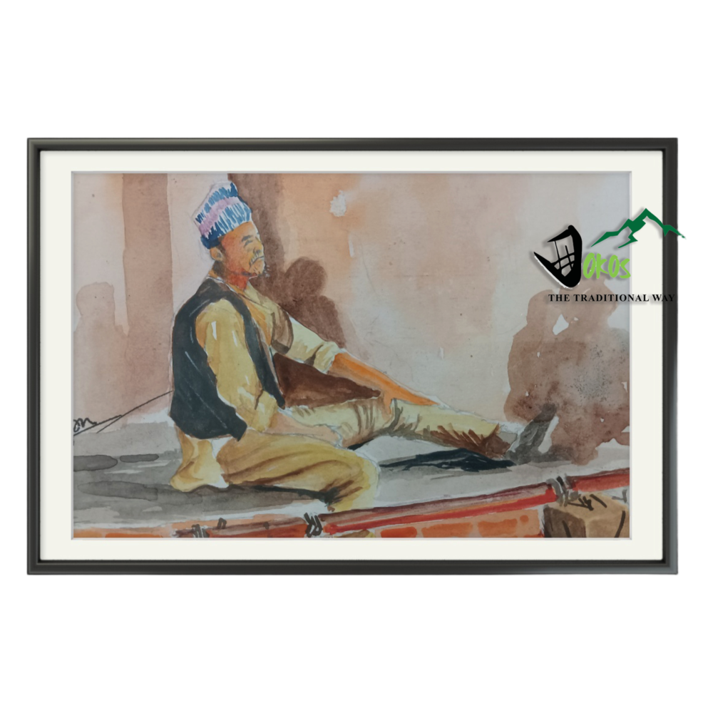 एकान्तमा (Solitude) (6 x 8) Original