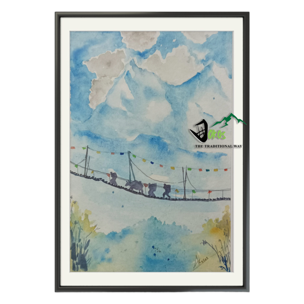 गन्तव्य (MILES TO GO)  (6 x 8) Original