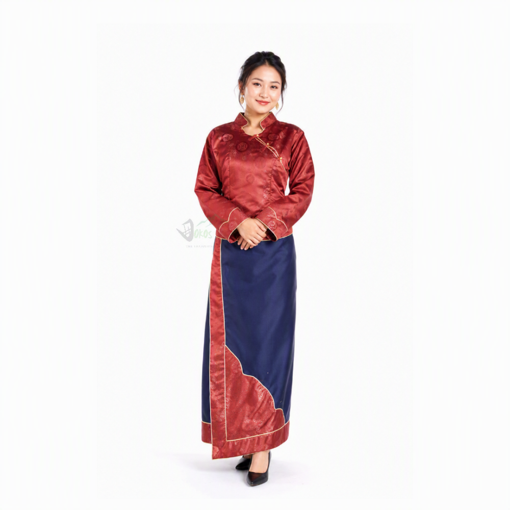 Tamang Traditional Dress for Women | Authentic Himalayan Cultural Wear | Dokos