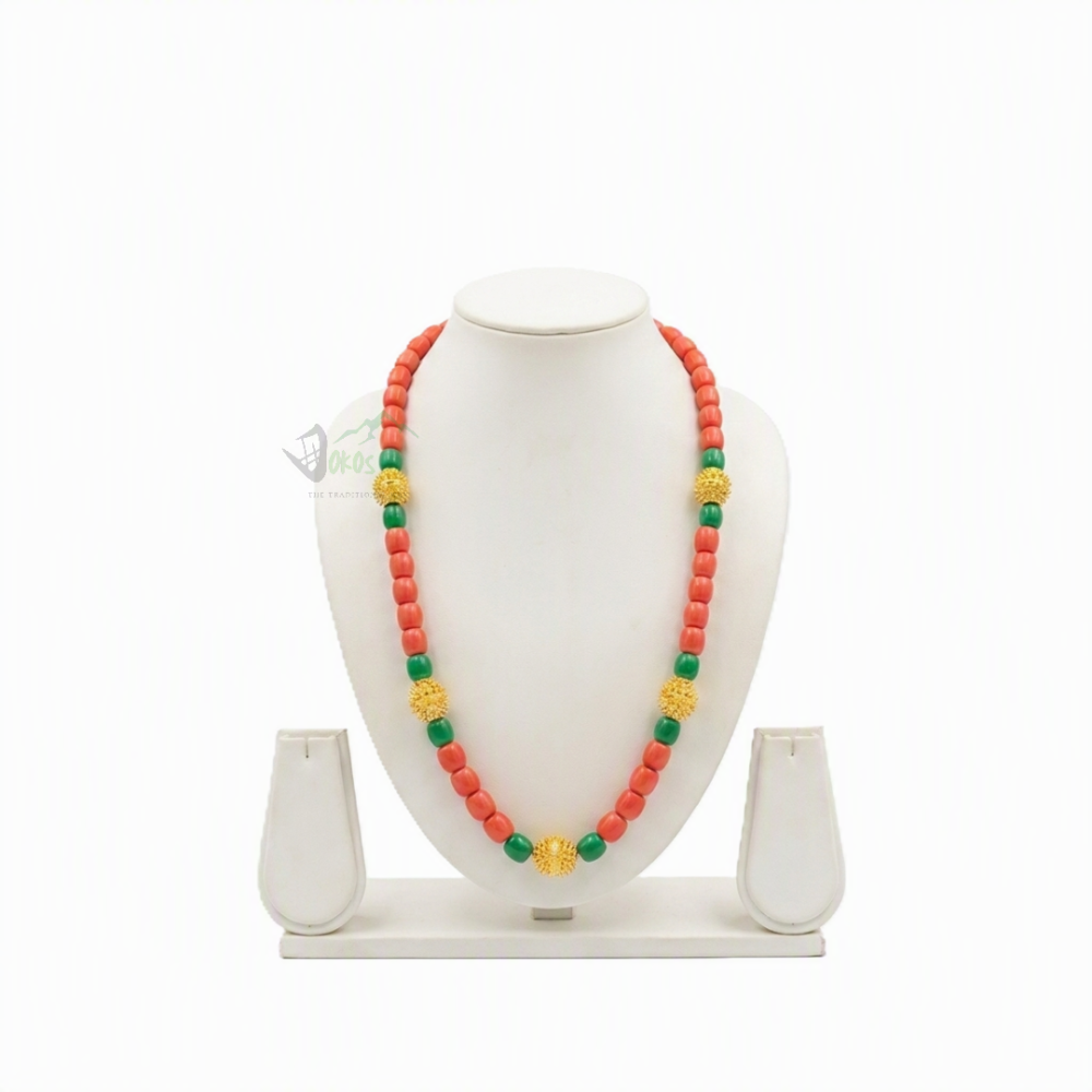 Traditional Gurung Necklace (PIRU MALA) | Dokos